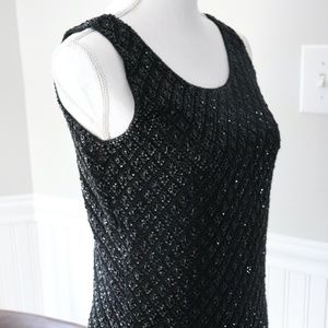 British Crown Colony Sequin Top (Vintage)